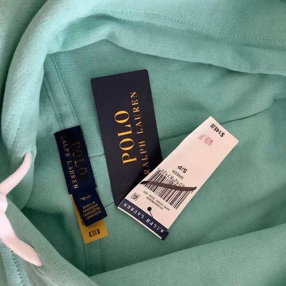 New Polo Ralph Lauren Green Sweater Size S & M